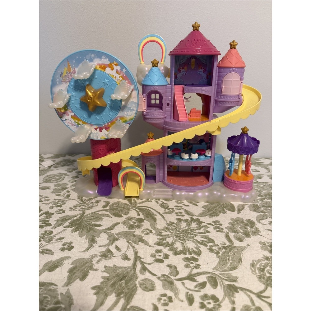 Polly Pocket Rainbow Funland Theme Park Play Set‎ Ferris Wheel No Dolls